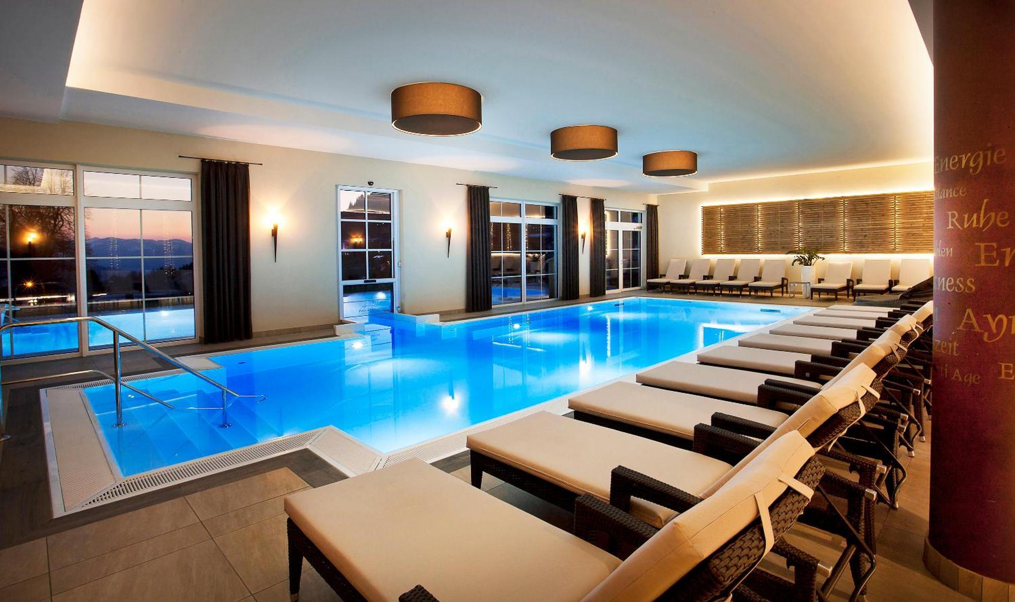 באד הינדלאנג Alpin Lodges - Moderne Appartements Mit Zugang Zu 3000 Qm Spa Panoramahotel Oberjoch מראה חיצוני תמונה