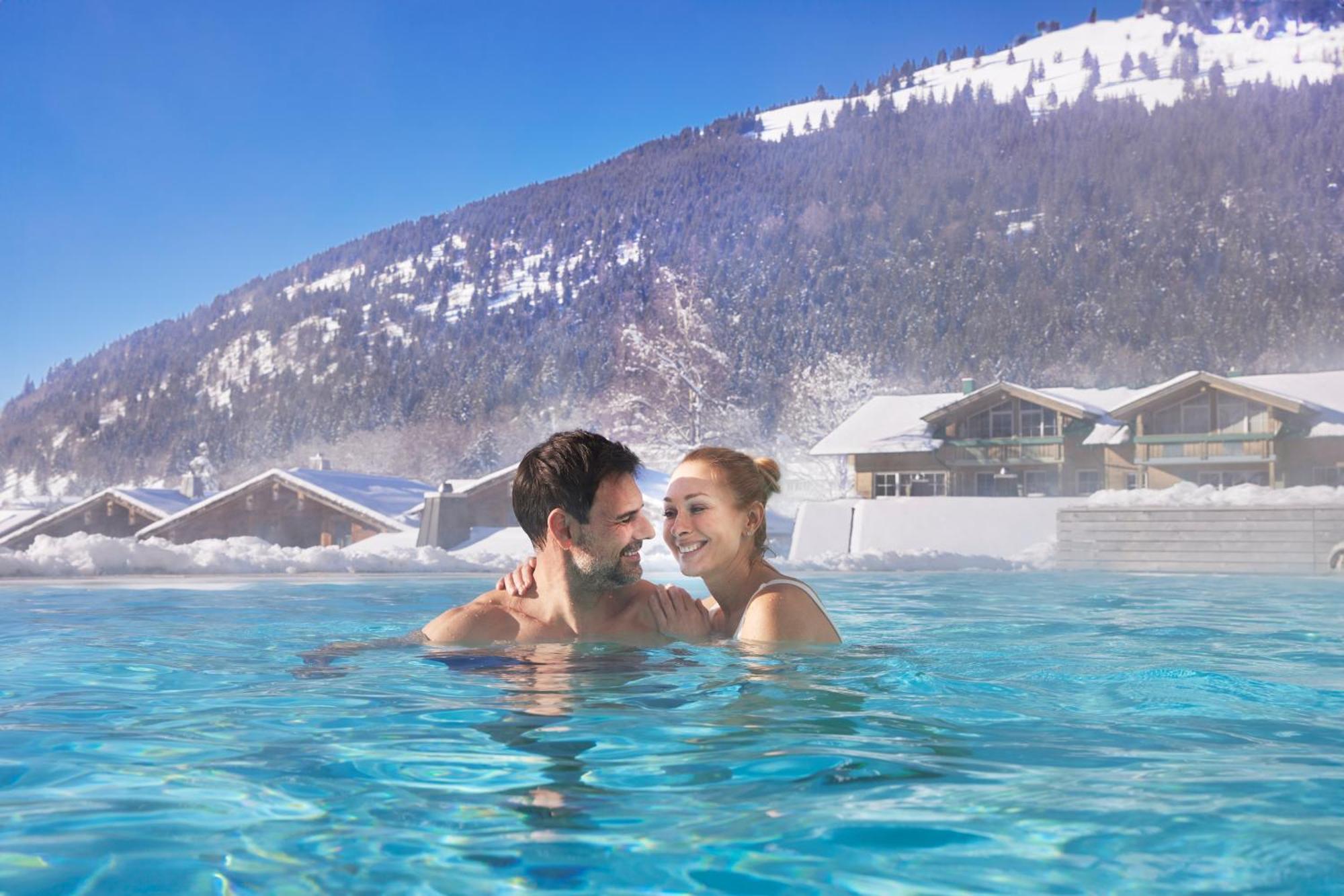 באד הינדלאנג Alpin Lodges - Moderne Appartements Mit Zugang Zu 3000 Qm Spa Panoramahotel Oberjoch מראה חיצוני תמונה